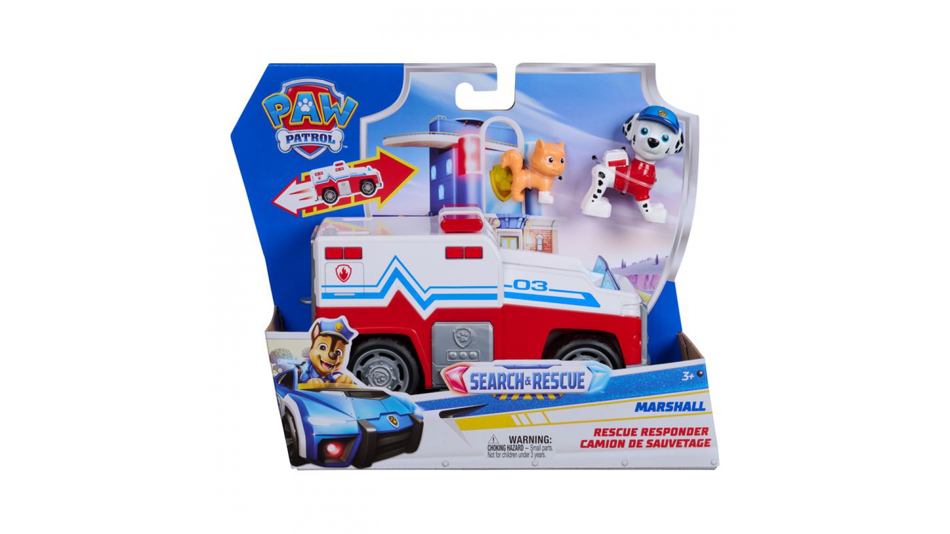 Labková patrola tematické vozidlo Search & Rescue Marshall