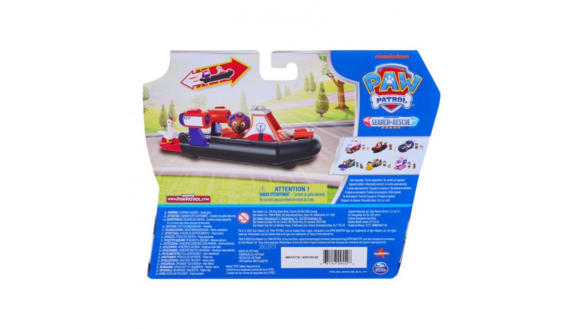 Labková patrola tématické vozidlo Search & Rescue Zuma