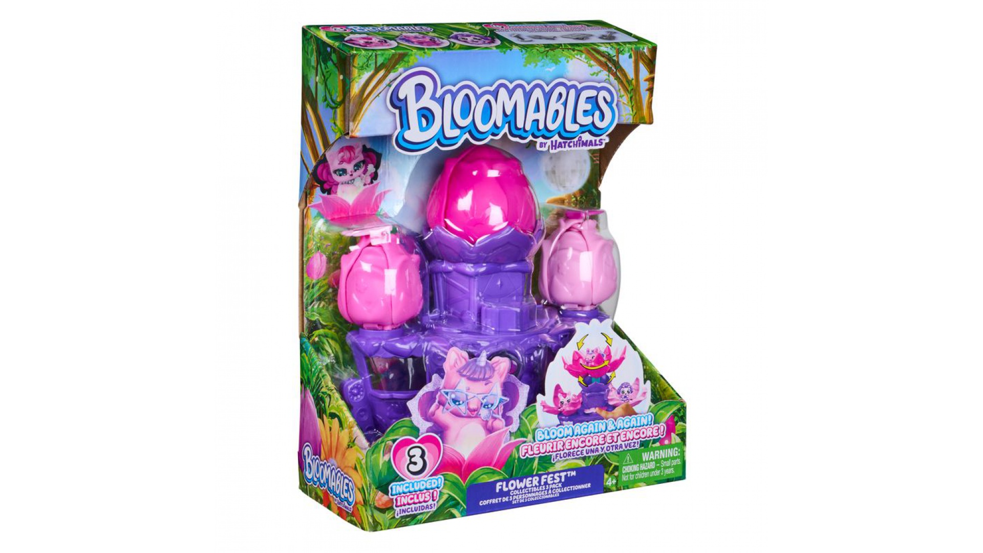Levně Hatchimals Bloomables květinová hrací sada 3 figurky