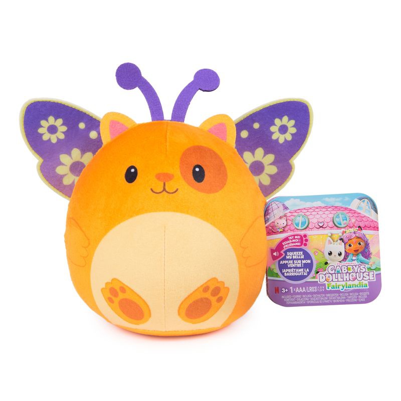 Gábins magiska hus plysch hamster orange med ljud 14 cm