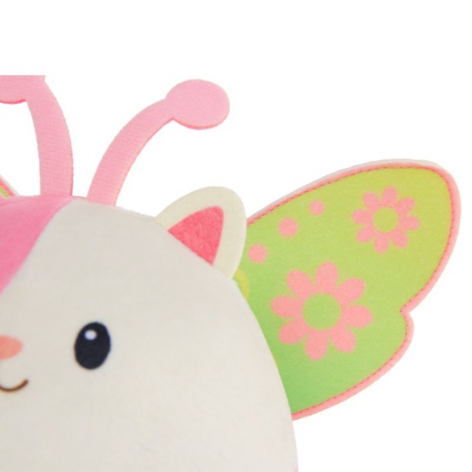 Gábins magiska hus plysch hamster vit med ljud 14 cm