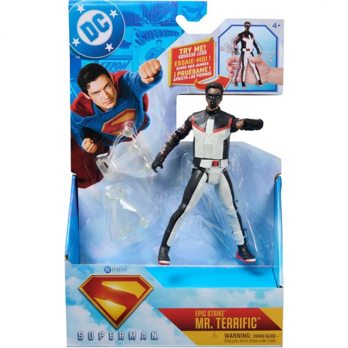 Superman film figurka Mr. Terrific 15 cm s akčním pohybem