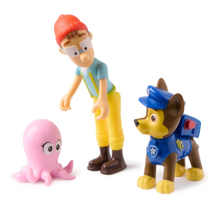 Paw Patrol Figuren Set Chase und Käpt'n Turbot