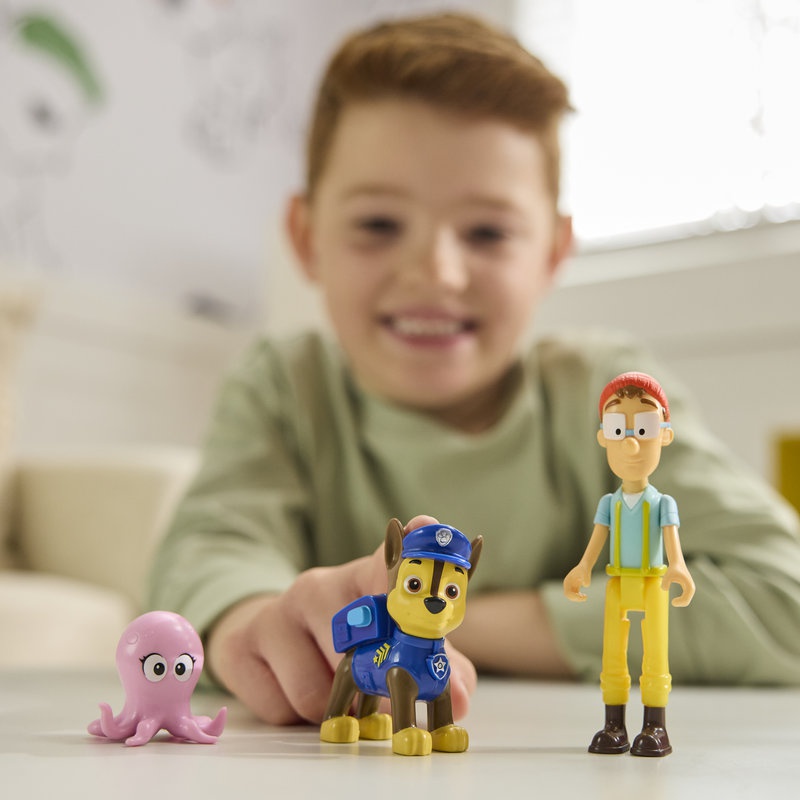 Paw Patrol Figuren Set Chase und Käpt'n Turbot