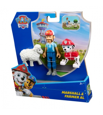 Paw Patrol Figuren-Set Marshall und Farmer Al