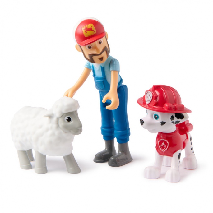 Paw Patrol Figuren-Set Marshall und Farmer Al
