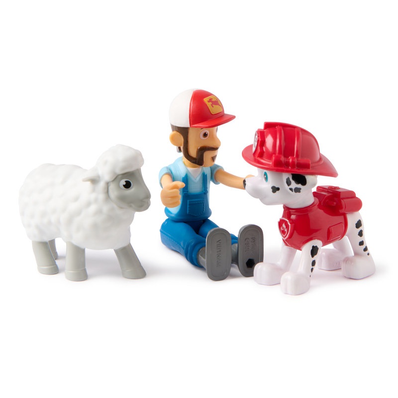 Paw Patrol Figuren-Set Marshall und Farmer Al