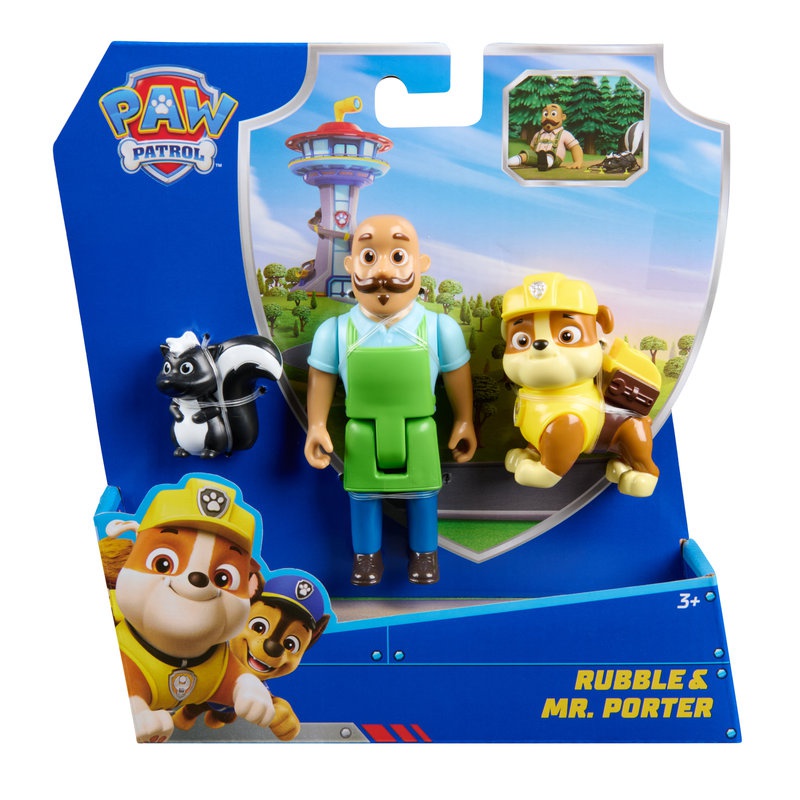 Paw Patrol Figuren Set Rubble und Mr. Porter
