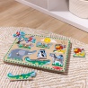 Melissa & Doug dřevěné puzzle se zvuky zvířátka v zoo