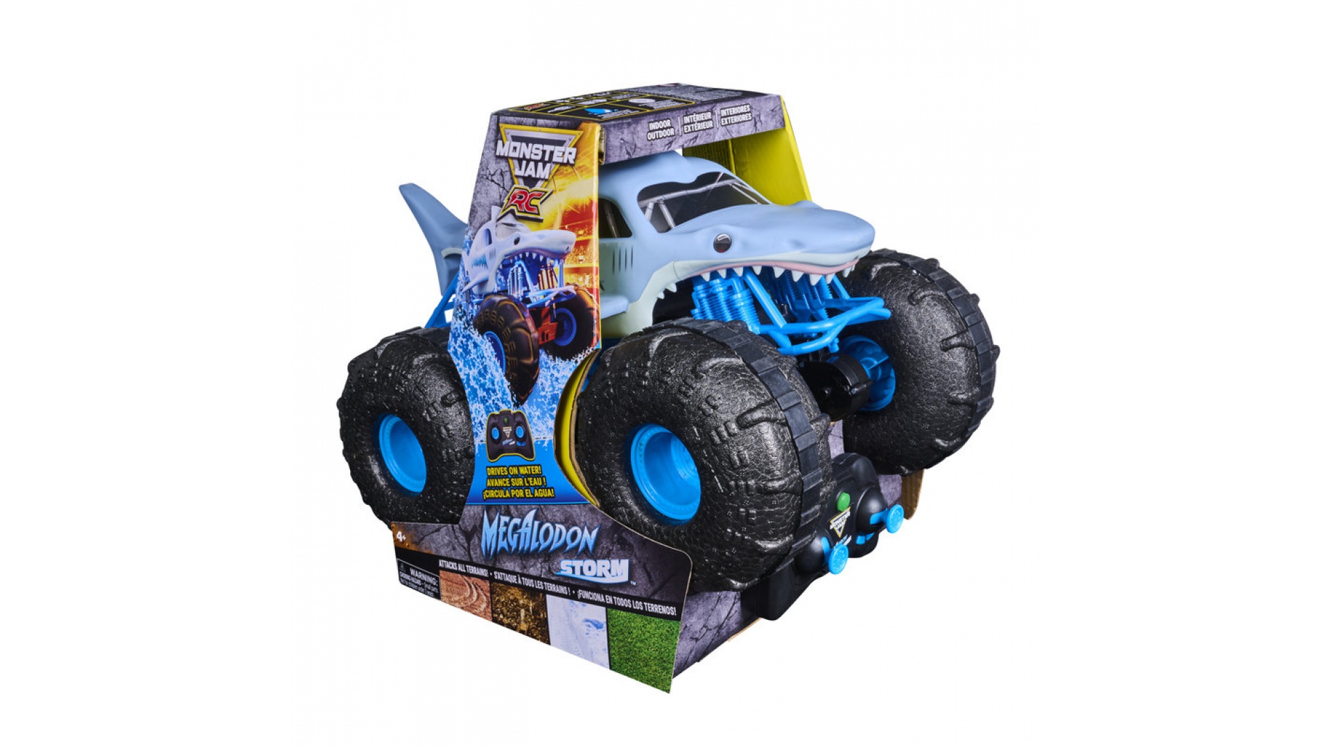 Levně Monster Jam Megalodon Storm RC Monster Truck 1:15