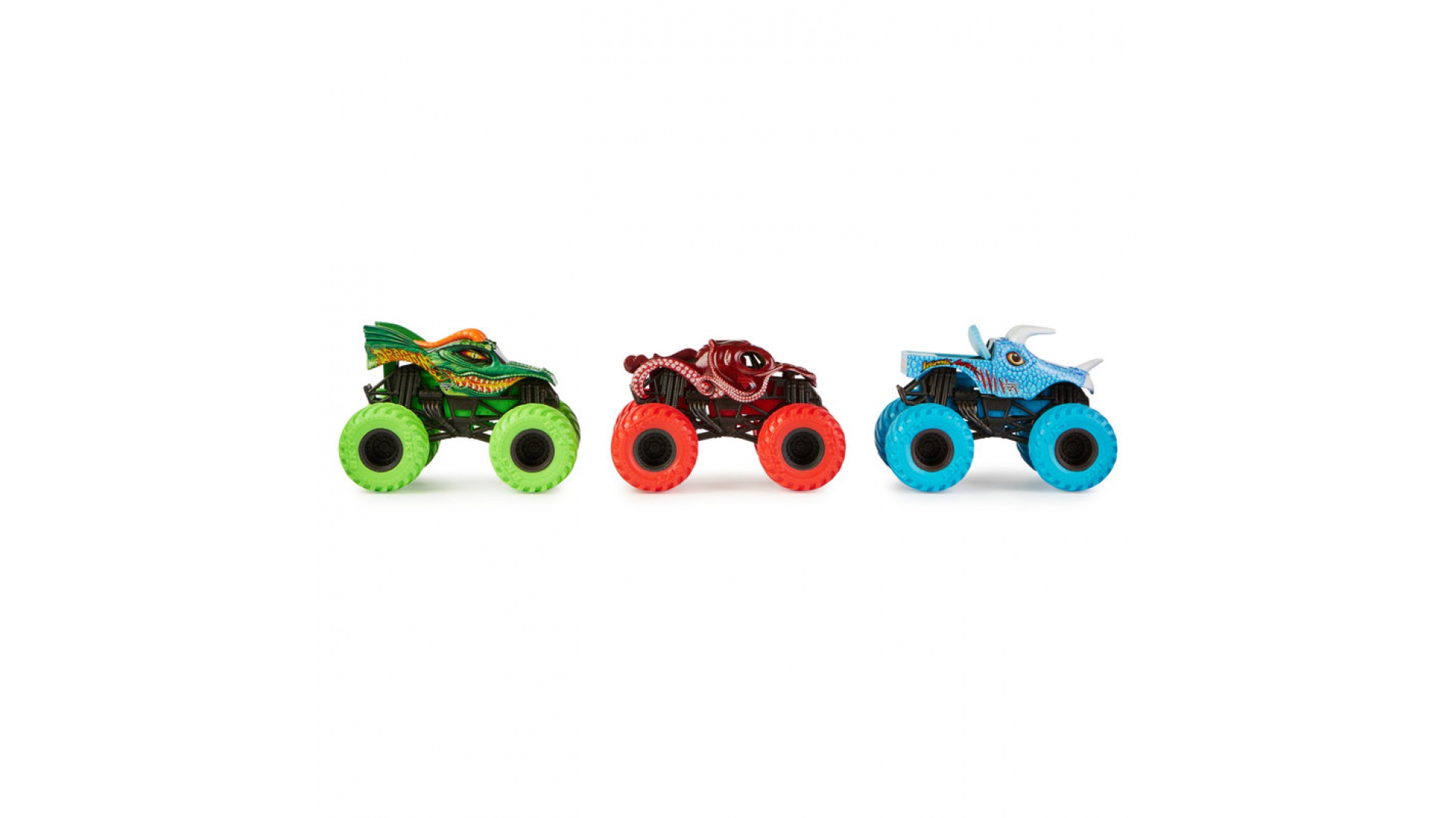 Monster Jam Charger Beasts sada 3 áut 1:64