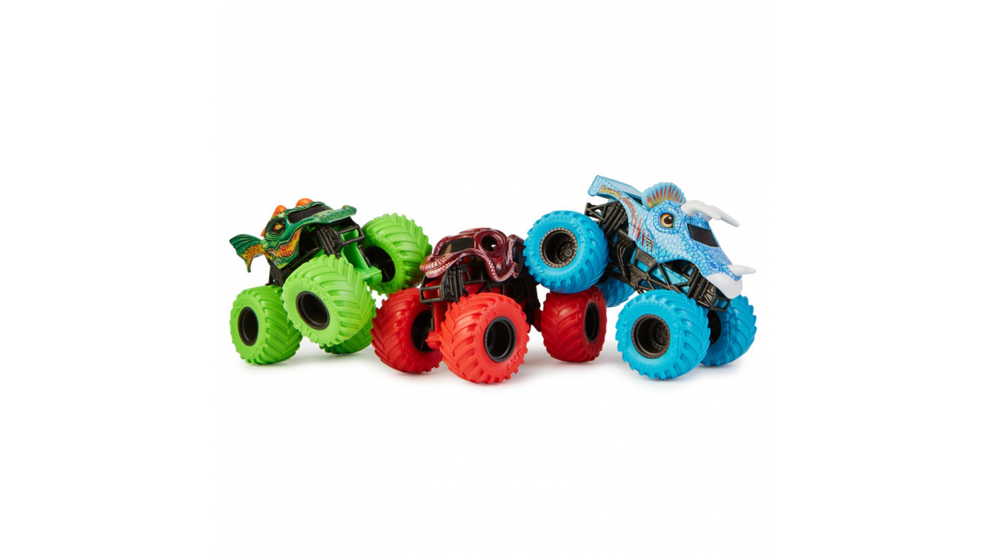 Monster Jam Charger Beasts sada 3 áut 1:64
