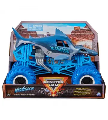 Monster Jam Megalodon Monster Truck metallico 1:24