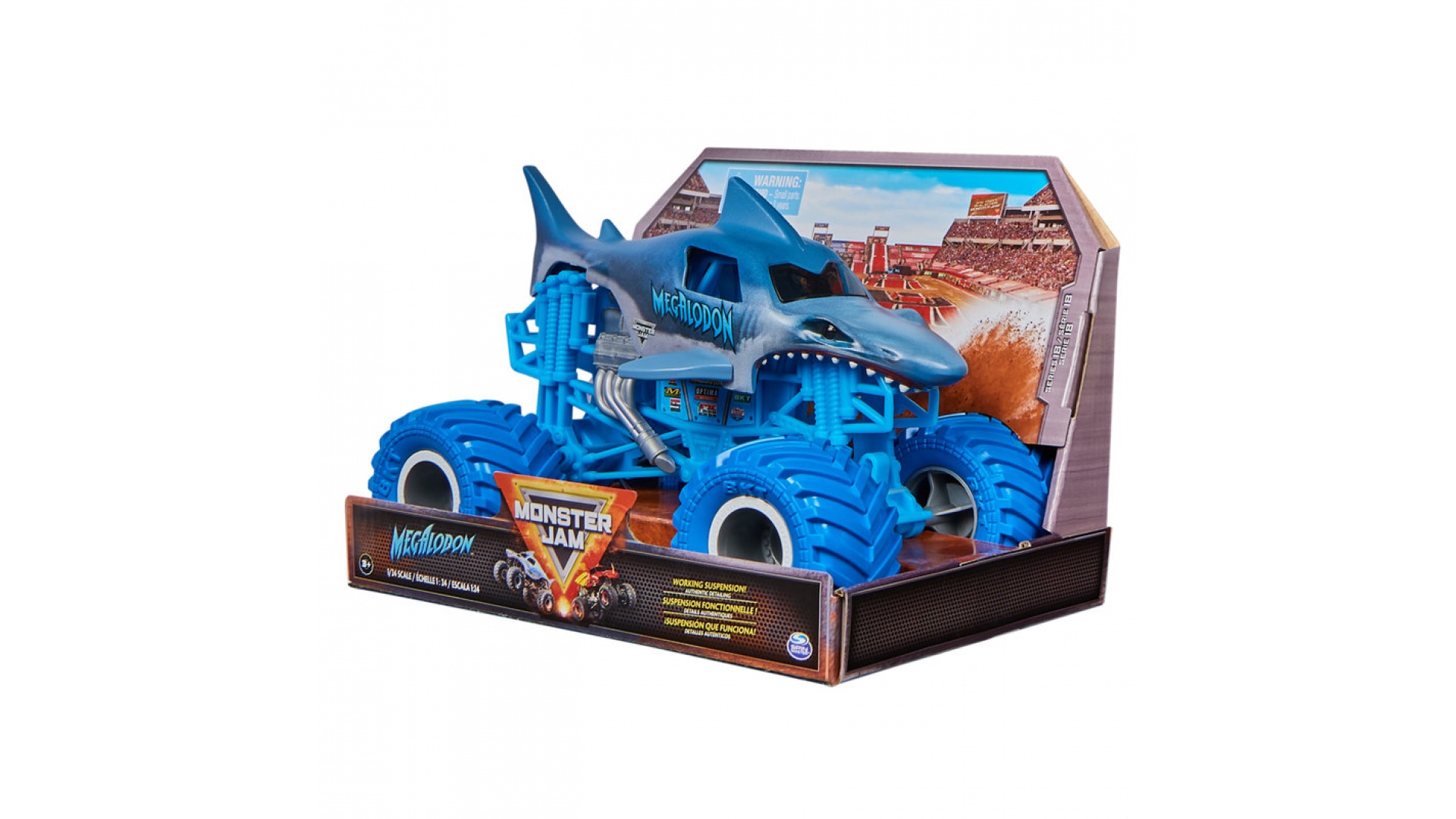 Monster Jam Megalodon kovový Monster Truck 1:24
