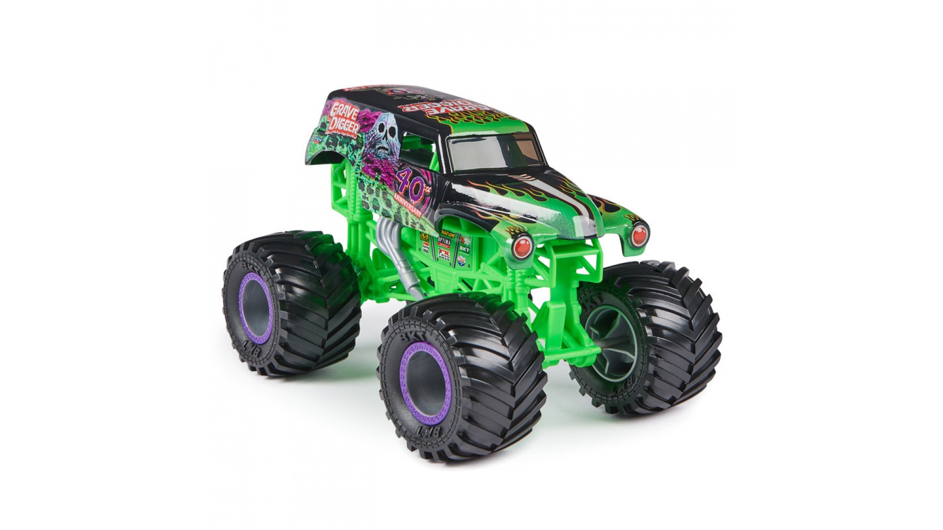 Monster Jam Grave Digger kovový Monster Truck 1:24