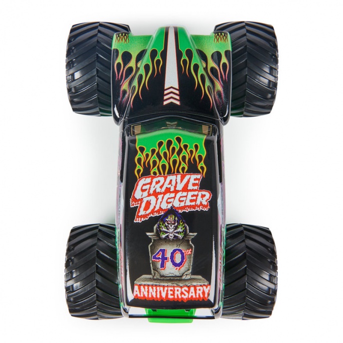 Monster Jam Grave Digger kovový Monster Truck 1:24