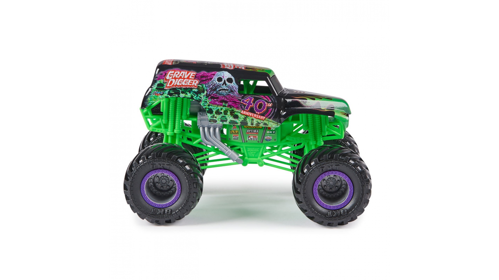 Monster Jam Grave Digger kovový Monster Truck 1:24