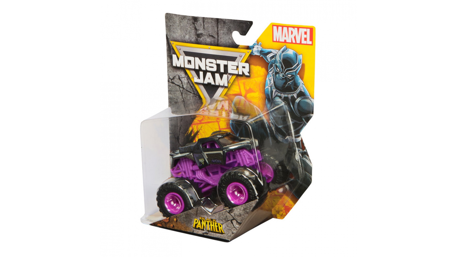Monster Jam Marvel Black Panther zberateľský Monster Truck 1:64