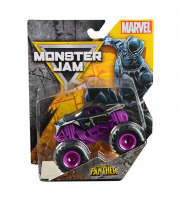 Monster Jam Marvel Black Panther sběratelský Monster Truck 1:64