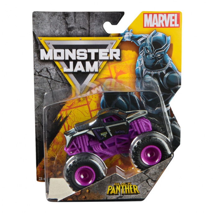 Monster Jam Marvel Black Panther sběratelský Monster Truck 1:64