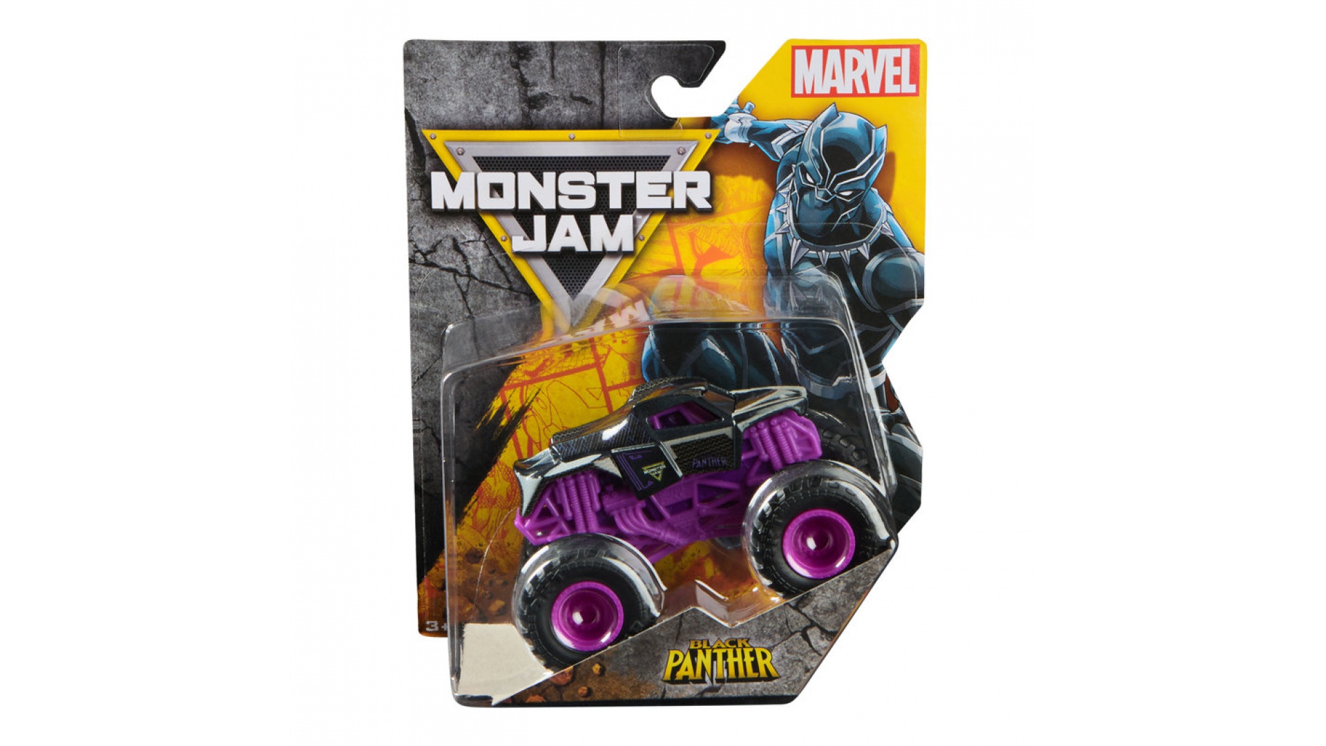 Levně Monster Jam Marvel Black Panther sběratelský Monster Truck 1:64