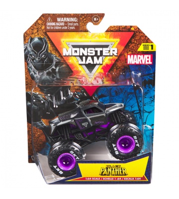 Monster Jam Marvel Black Panther s1 sběratelský Monster Truck 1:64