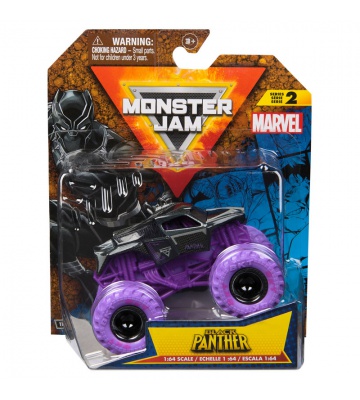 Monster Jam Marvel Black Panther s2 sběratelský Monster Truck 1:64