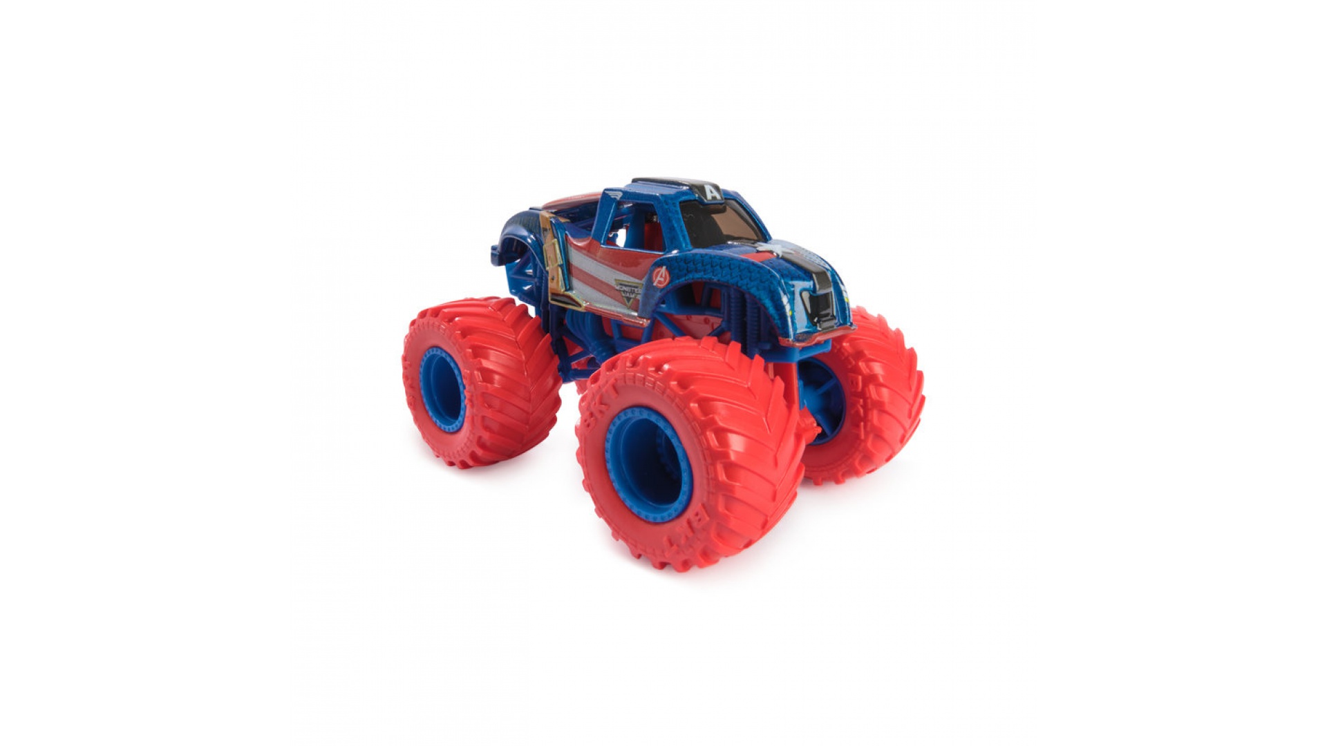 Monster Jam Marvel Captain America zberateľský Monster Truck 1:64