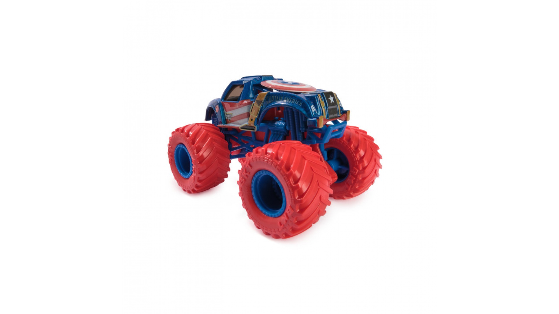 Monster Jam Marvel Captain America zberateľský Monster Truck 1:64