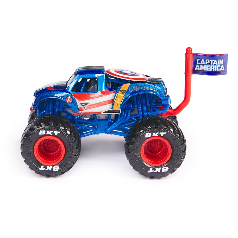 Monster Jam Marvel Captain America s1 sběratelský Monster Truck 1:64