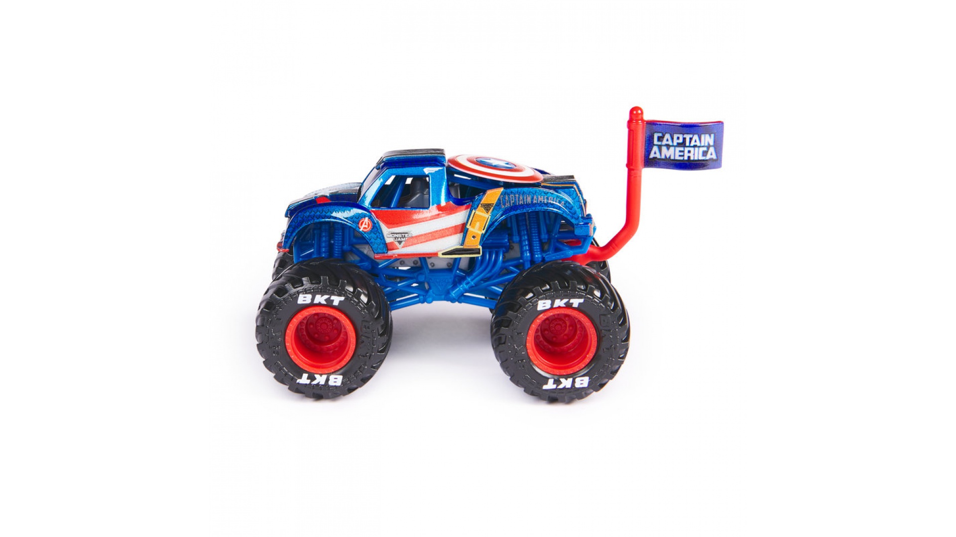 Monster Jam Marvel Captain America s1 zberateľský Monster Truck 1:64