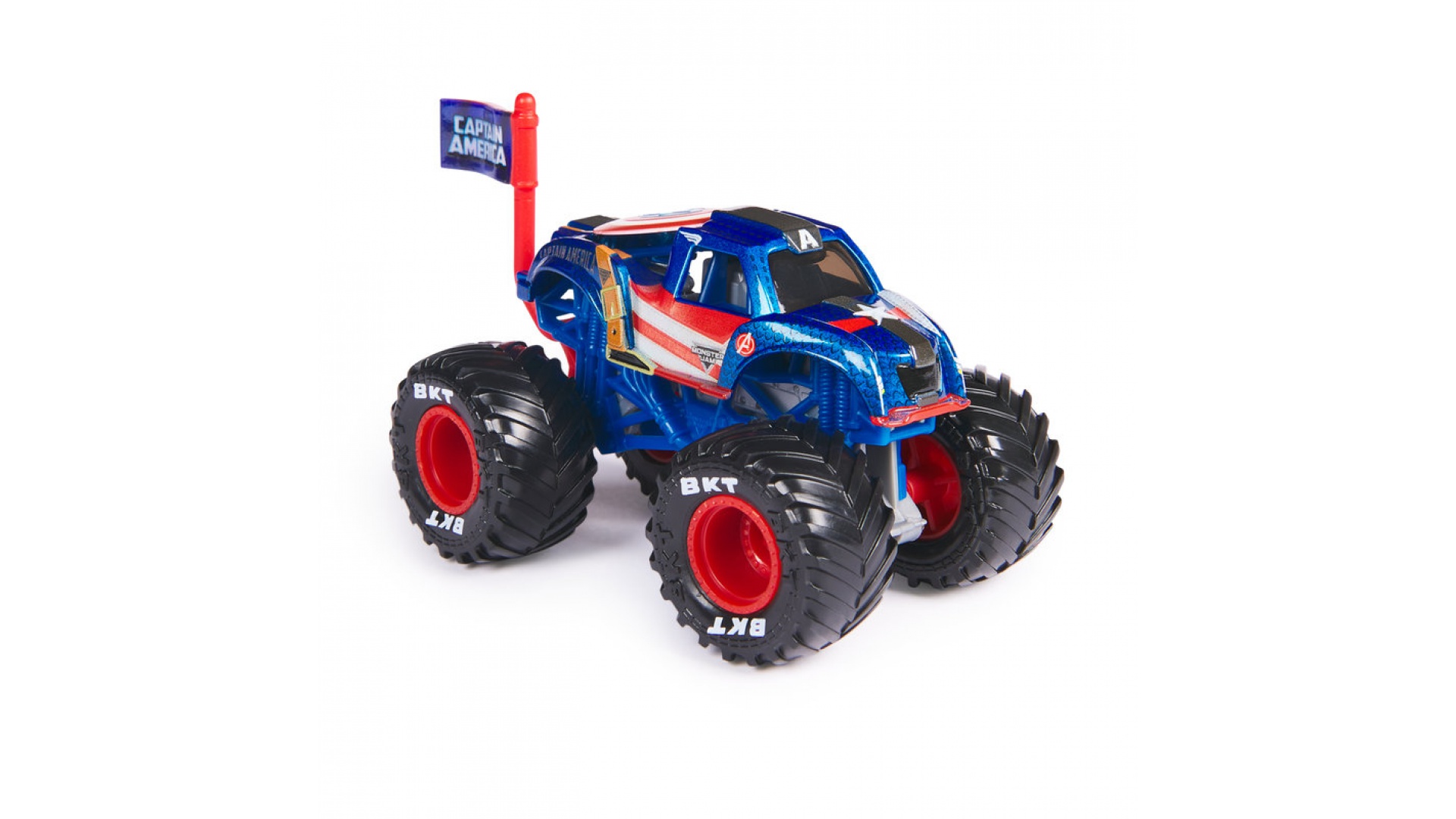 Monster Jam Marvel Captain America s1 zberateľský Monster Truck 1:64