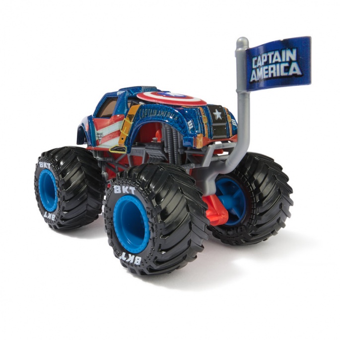 Monster Jam Marvel Captain America s2 sběratelský Monster Truck 1:64