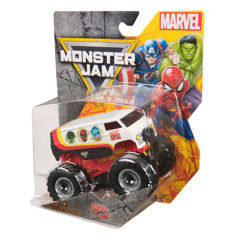 Monster Jam Marvel Comics sběratelský Monster Truck 1:64