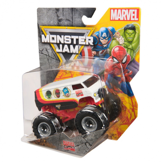 Monster Jam Marvel Comics sběratelský Monster Truck 1:64
