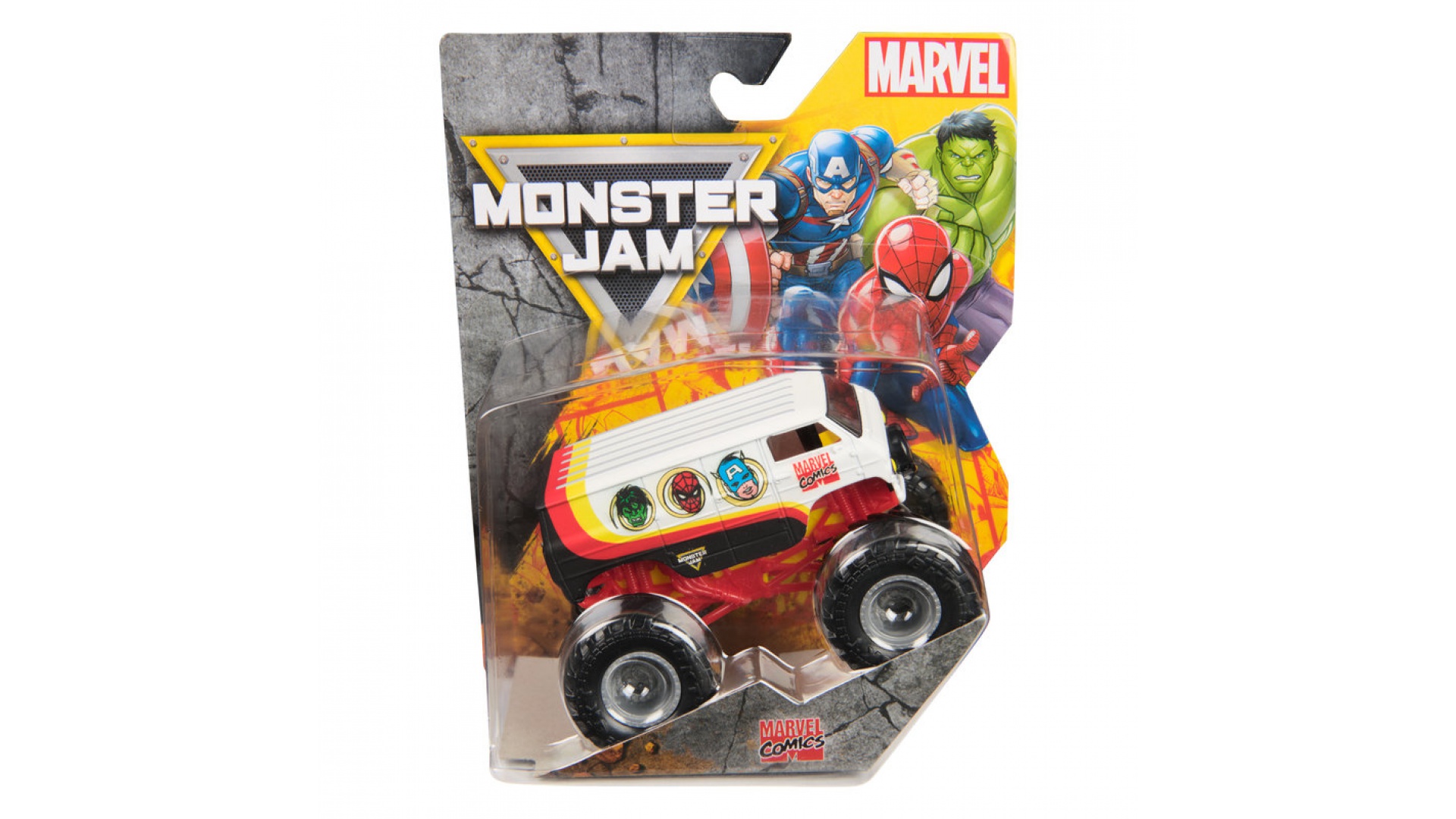 Levně Monster Jam Marvel Comics sběratelský Monster Truck 1:64