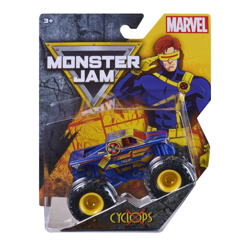 Monster Jam Marvel Cyclops sběratelský Monster Truck 1:64