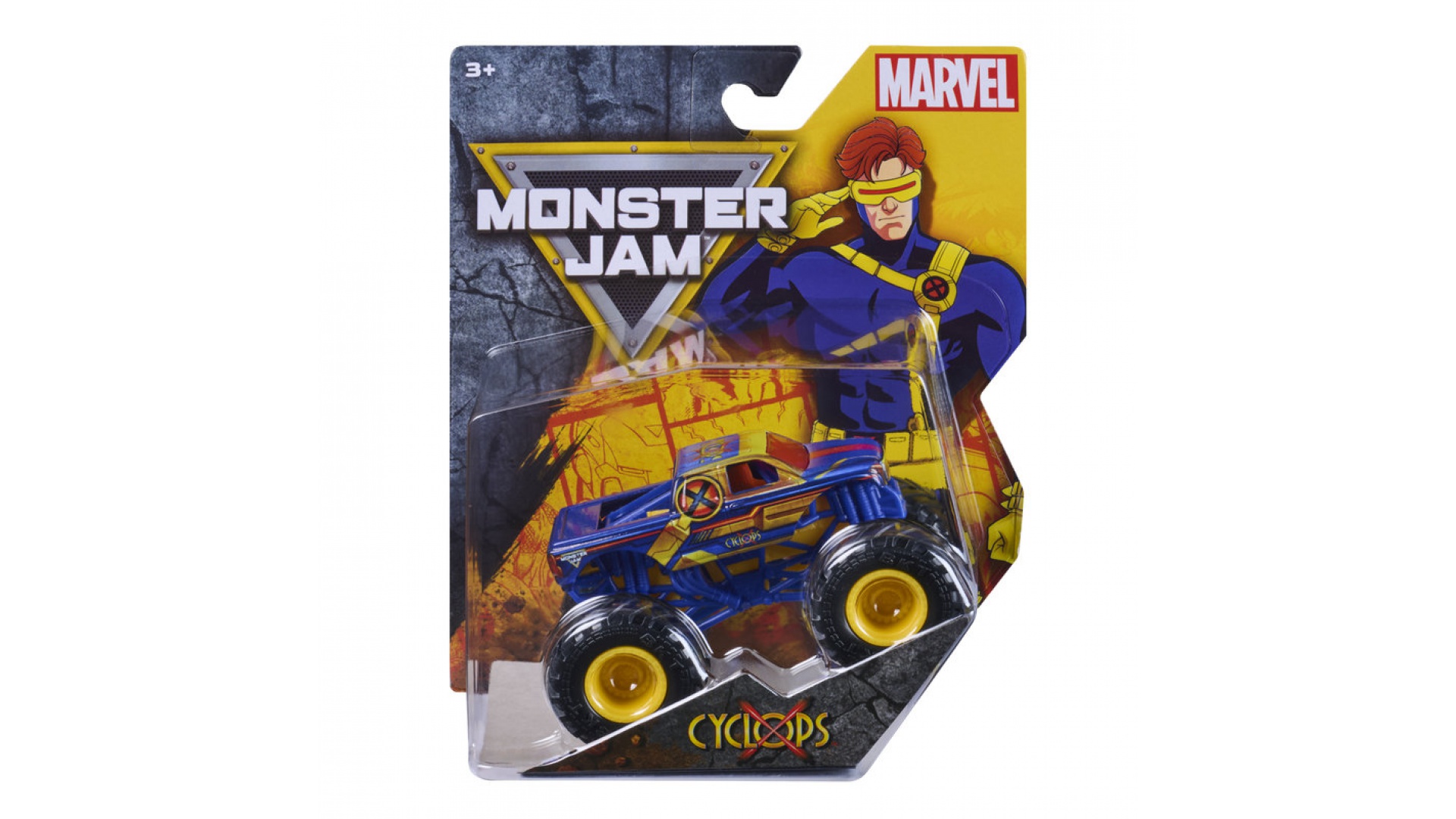 Monster Jam Marvel Cycloid zberateľský Monster Truck 1:64