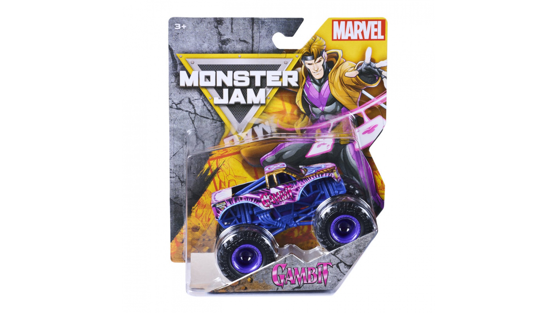 Monster Jam Marvel Gambit zberateľský Monster Truck 1:64