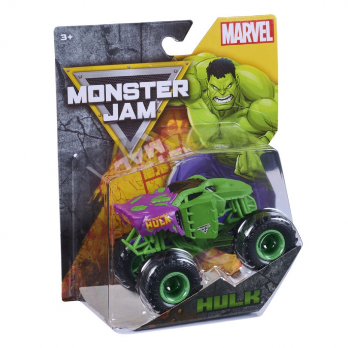 Monster Jam Marvel Hulk sběratelský Monster Truck 1:64