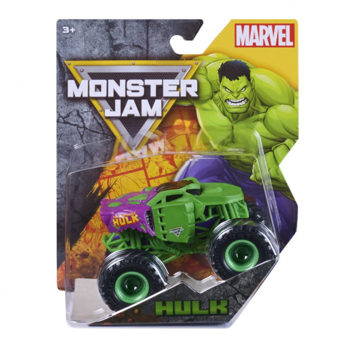 Monster Jam Marvel Hulk sběratelský Monster Truck 1:64