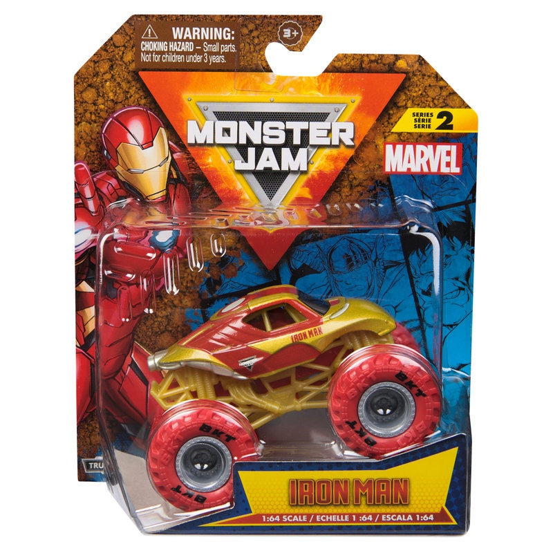 Monster Jam Marvel Iron Man s2 sběratelský Monster Truck 1:64