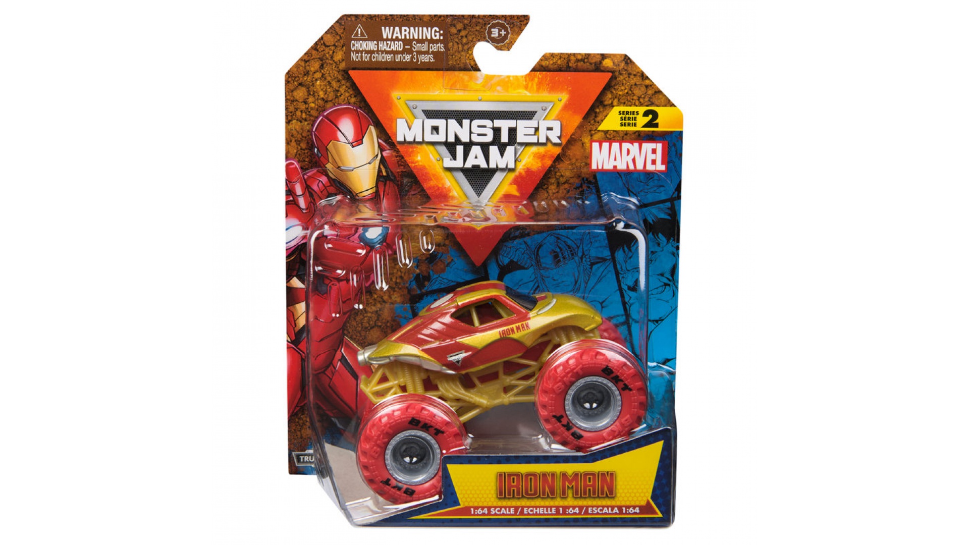 Monster Jam Marvel Iron Man s2 zbierkový Monster Truck 1:64
