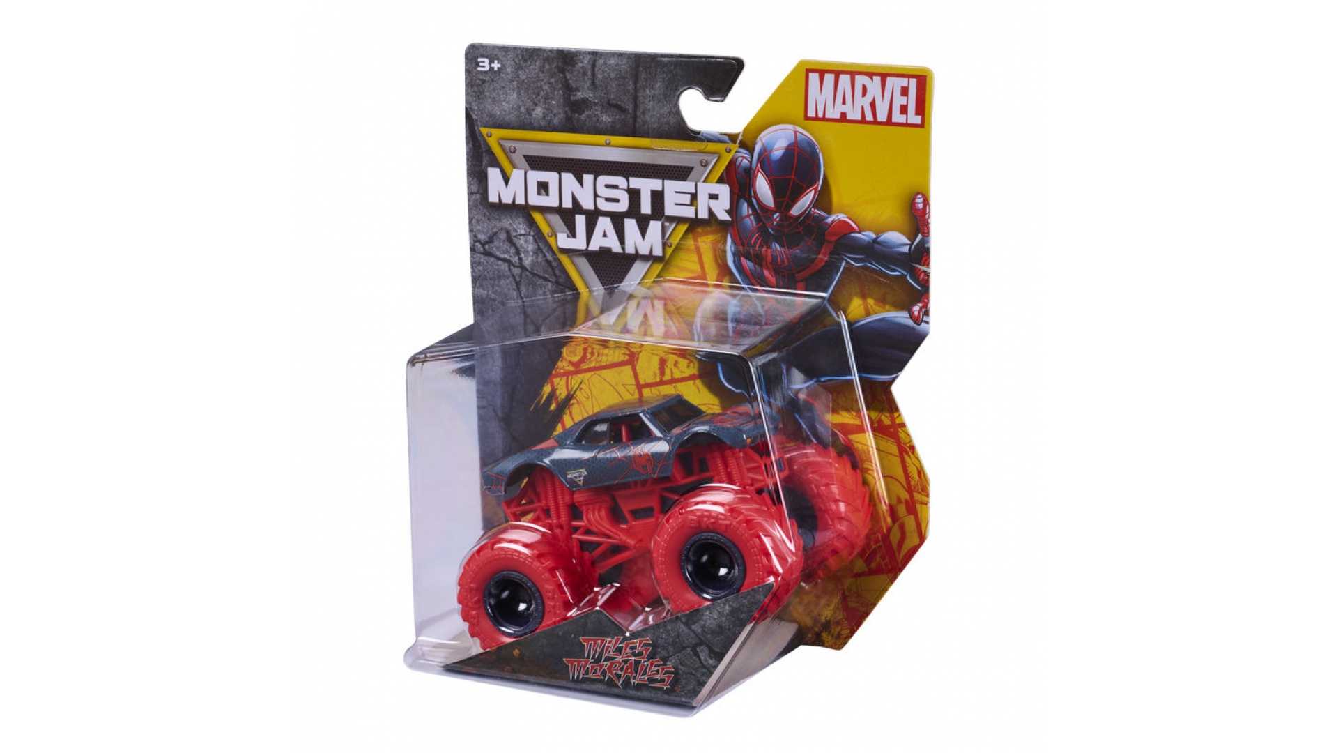 Monster Jam Marvel Miles Morales zberateľský Monster Truck 1:64