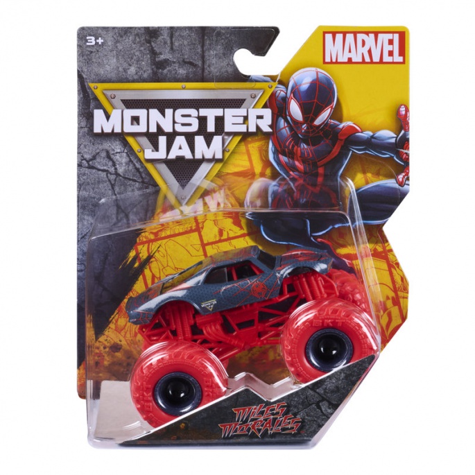 Monster Jam Marvel Miles Morales sběratelský Monster Truck 1:64