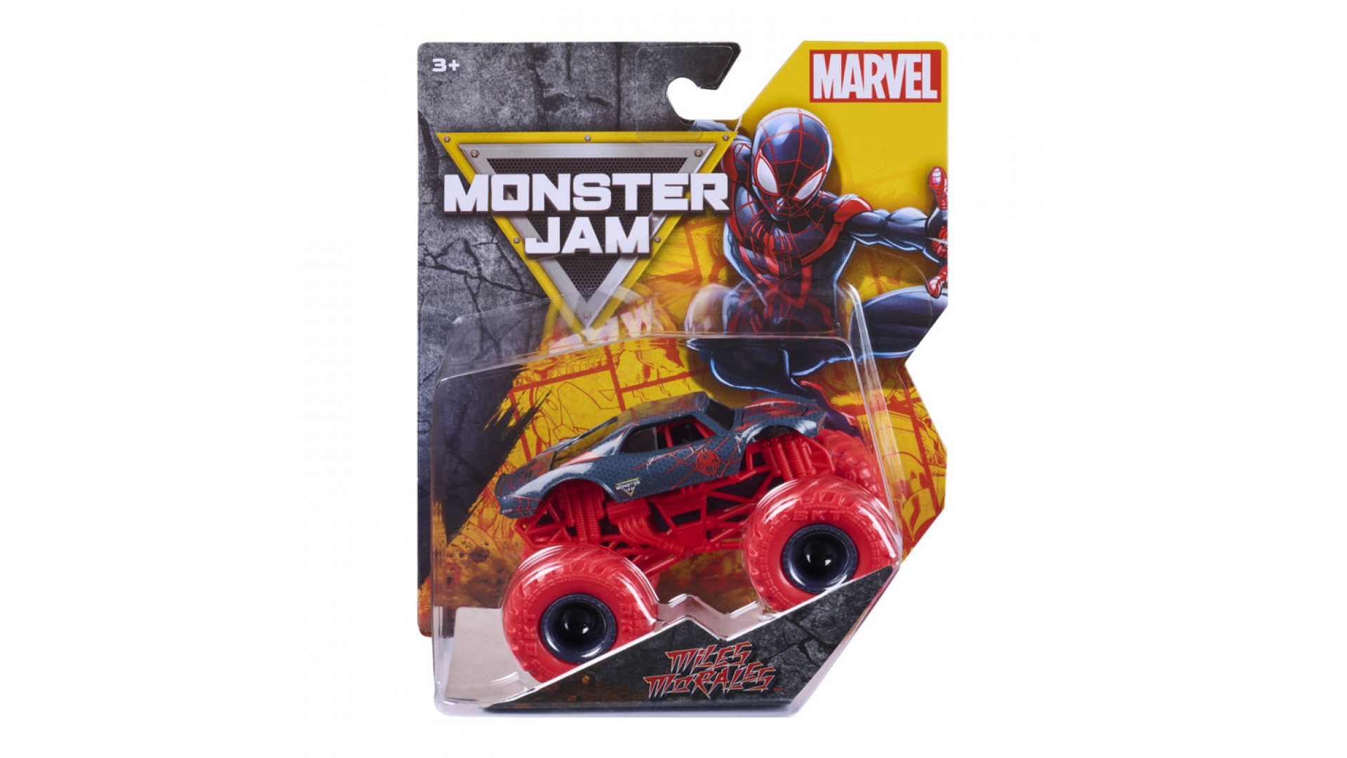 Monster Jam Marvel Miles Morales zberateľský Monster Truck 1:64