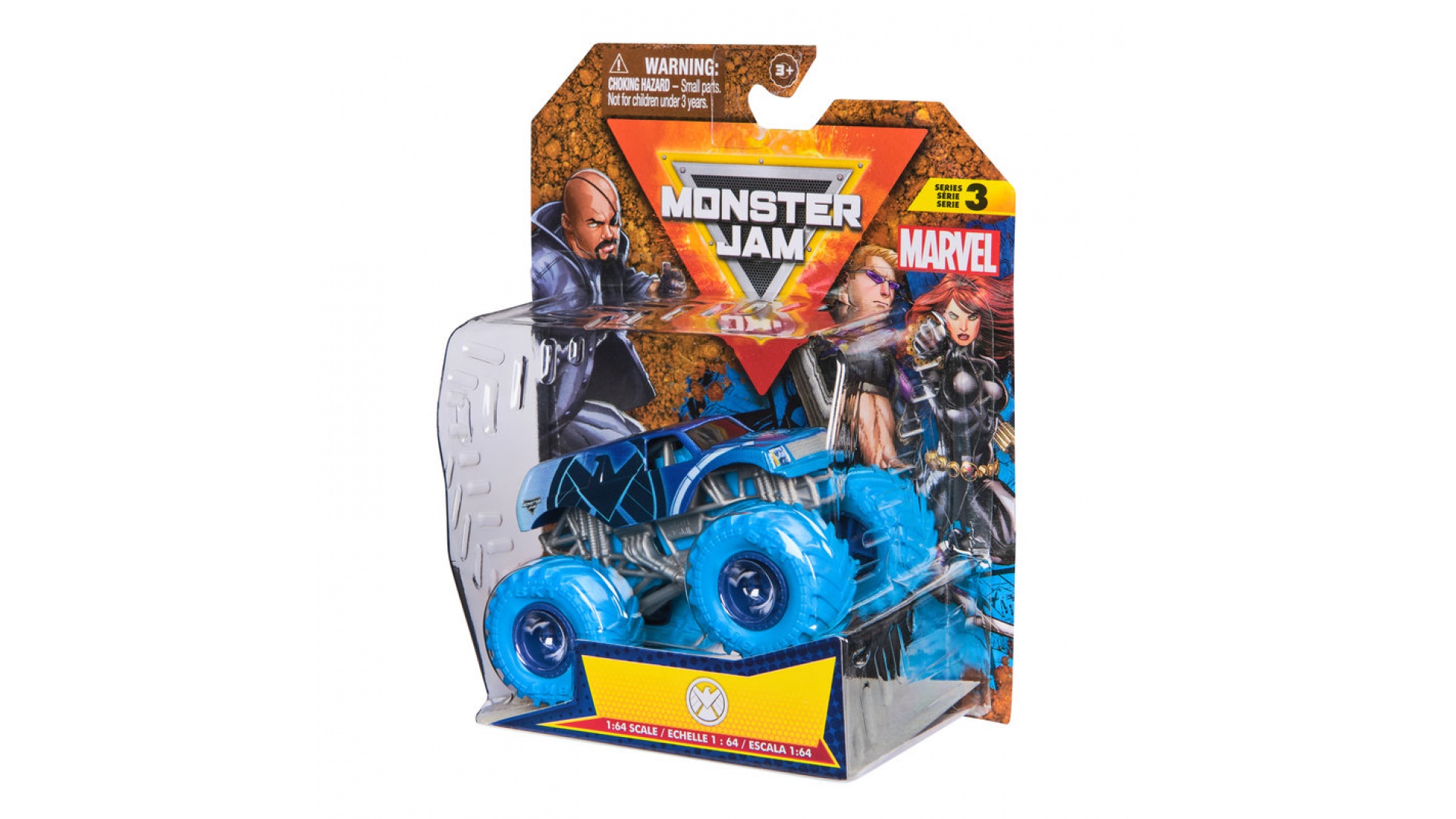 Levně Monster Jam Marvel Shield sběratelský Monster Truck 1:64