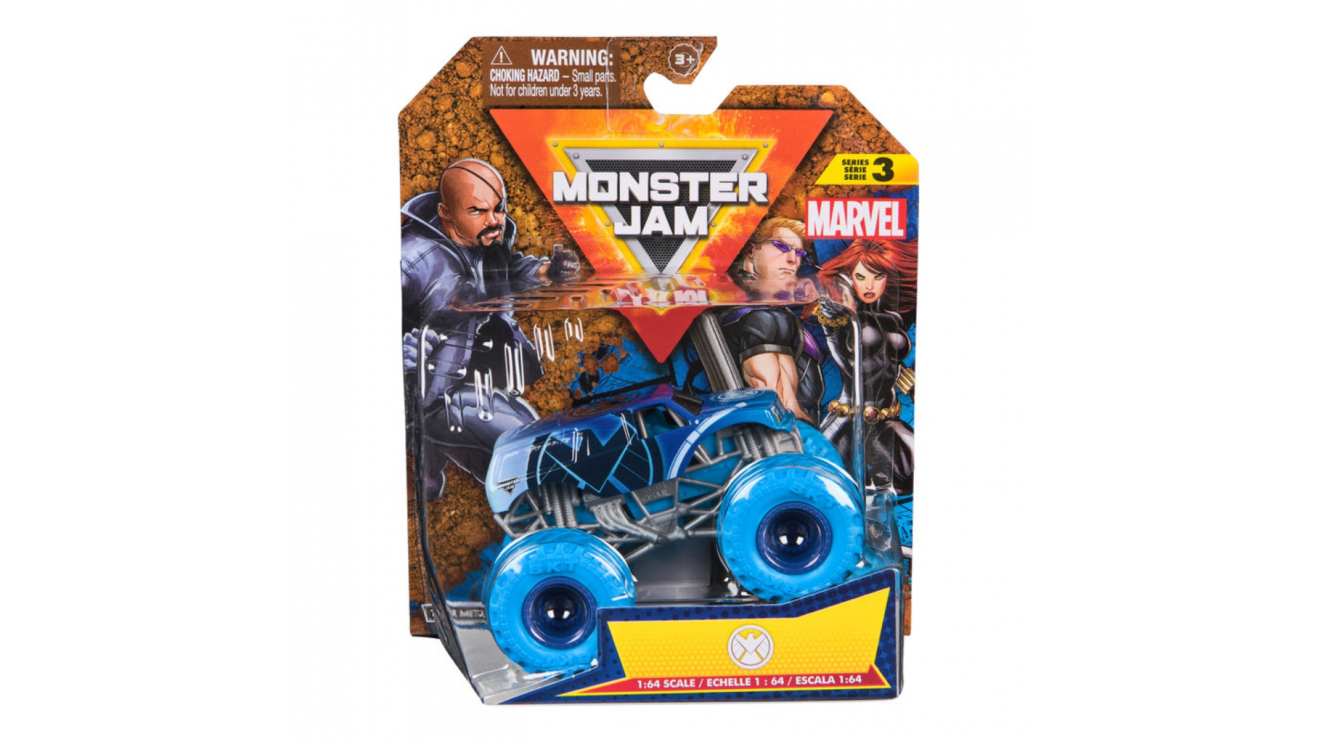 Monster Jam Marvel Shield zberateľský Monster Truck 1:64