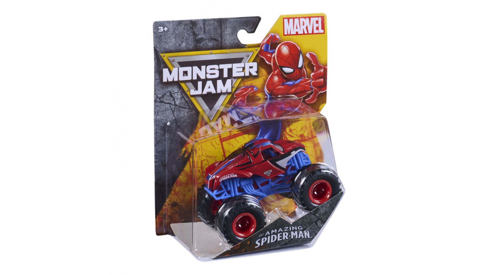 Levně Monster Jam Marvel SpiderMan sběratelský Monster Truck 1:64
