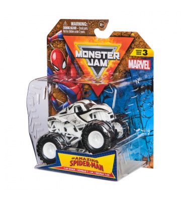 Monster Jam Marvel SpiderMan s3 sběratelský Monster Truck 1:64